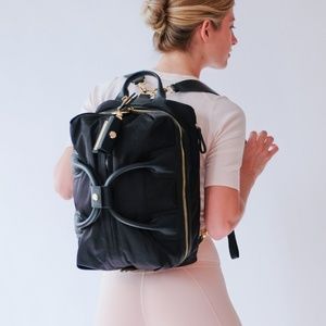 Caraa Studio Bag Medium (Black with Gold Hardware)